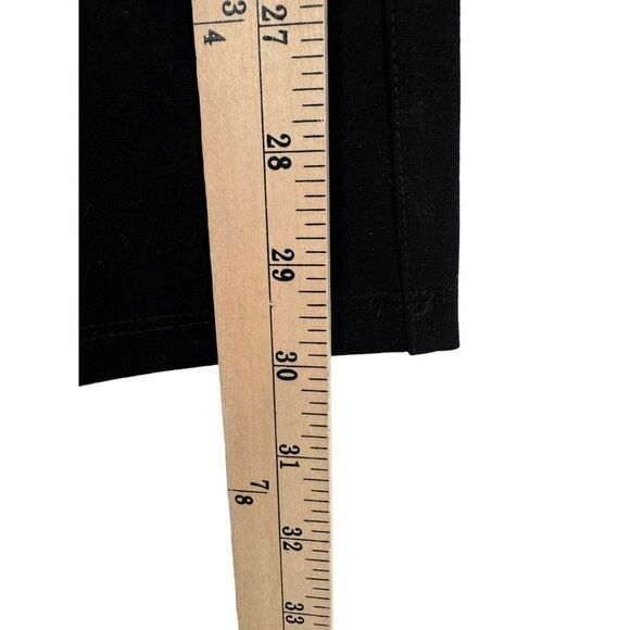 Quince Women's Black Ultra-Stretch Ponte Straight Leg Pull On Pant Size M - Picture 5 of 5